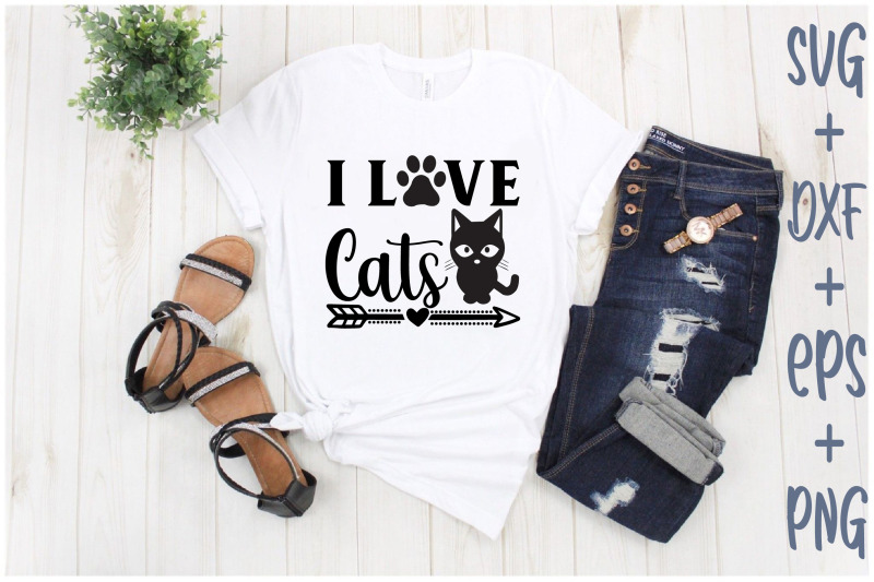 I love Cats By design svg | TheHungryJPEG