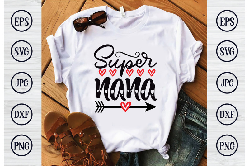 super nana By design svg | TheHungryJPEG