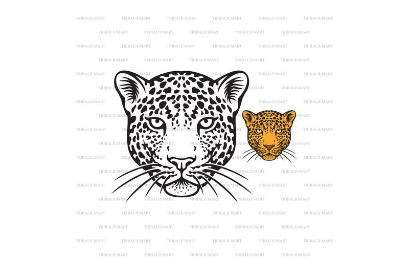 Jaguar head By TribaliumArt | TheHungryJPEG.com