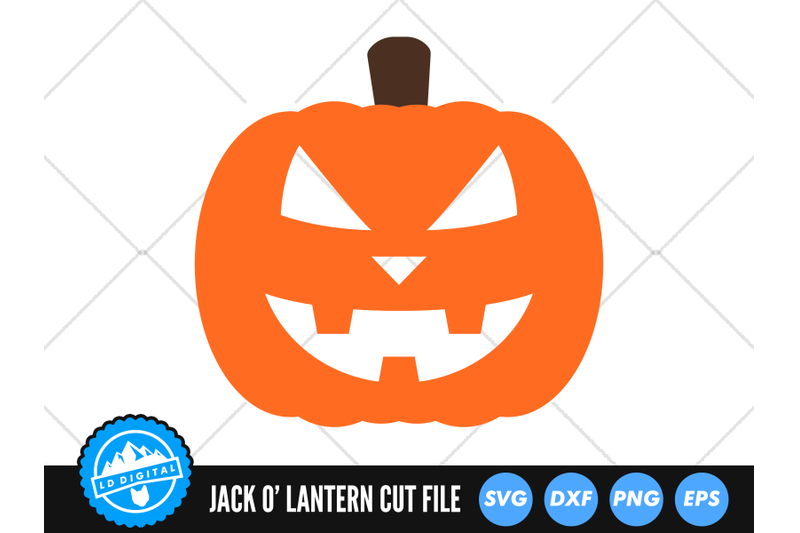 Jack O Lantern SVG | Halloween SVG Cut File | Pumpkin Cut File By LD ...