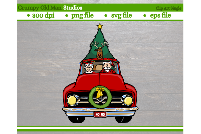 ford christmas truck christmas design By Grumpy Old Man Studios