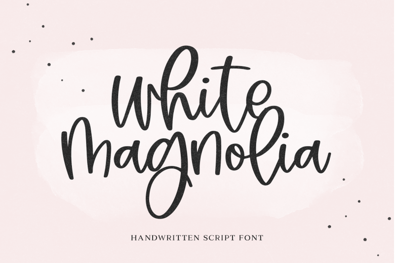 Шрифт Magnolia.