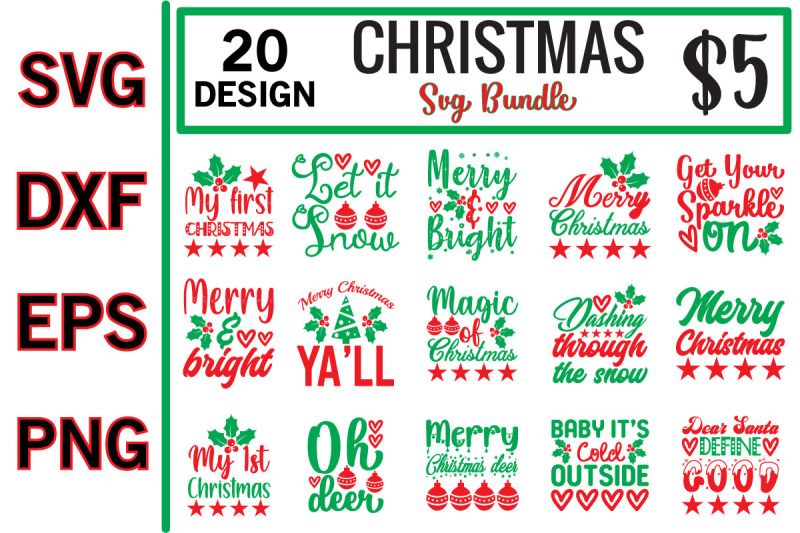 Christmas svg bundle By design svg | TheHungryJPEG