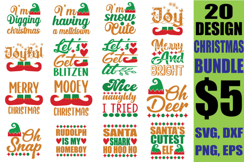 Christmas svg bundle By design svg | TheHungryJPEG