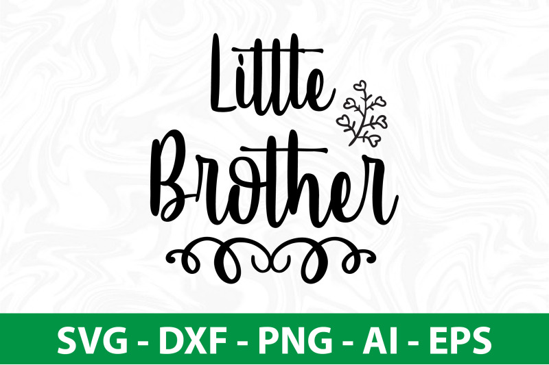 Little Brother SVG By orpitaroy | TheHungryJPEG