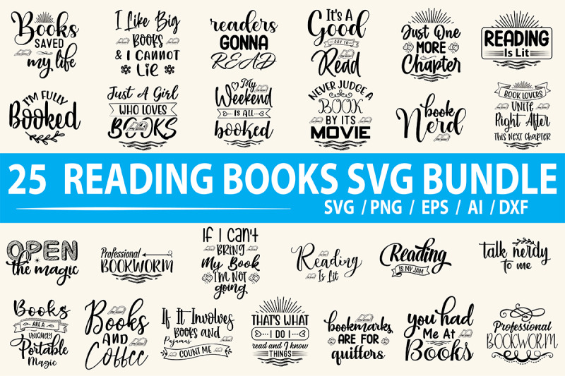 Reading SVG Bundle By orpitabd | TheHungryJPEG