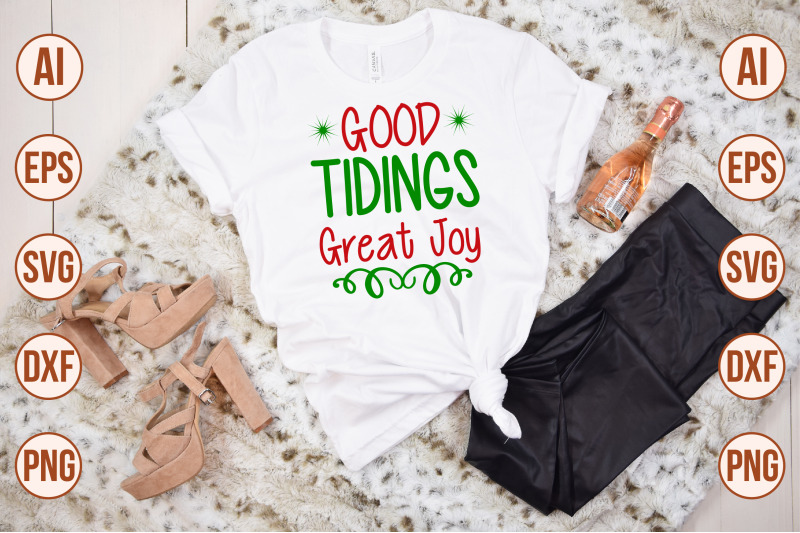 Good Tidings Of Great Joy Svg Cut File By Orpitaroy | TheHungryJPEG.com