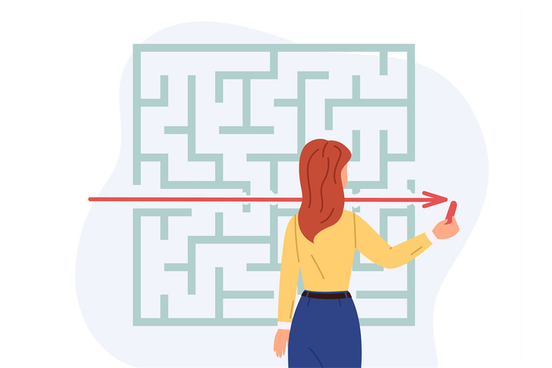 Task solution. Девушка решает головоломку. Человек решающий головоломку. Женщина решает задачу. Женщина цель.