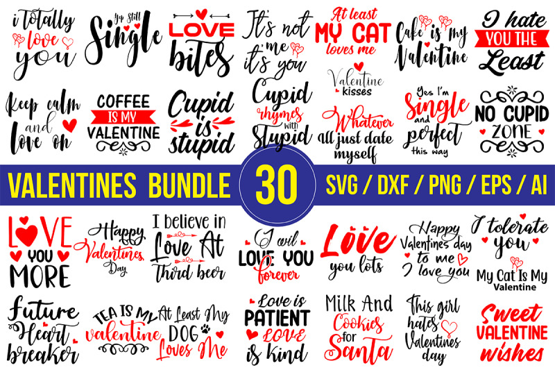 Valentaines Day SVG Bundle By orpitaroy | TheHungryJPEG