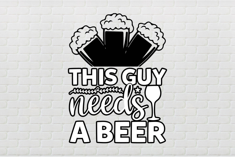 this guy needs a beer By pacific store | TheHungryJPEG