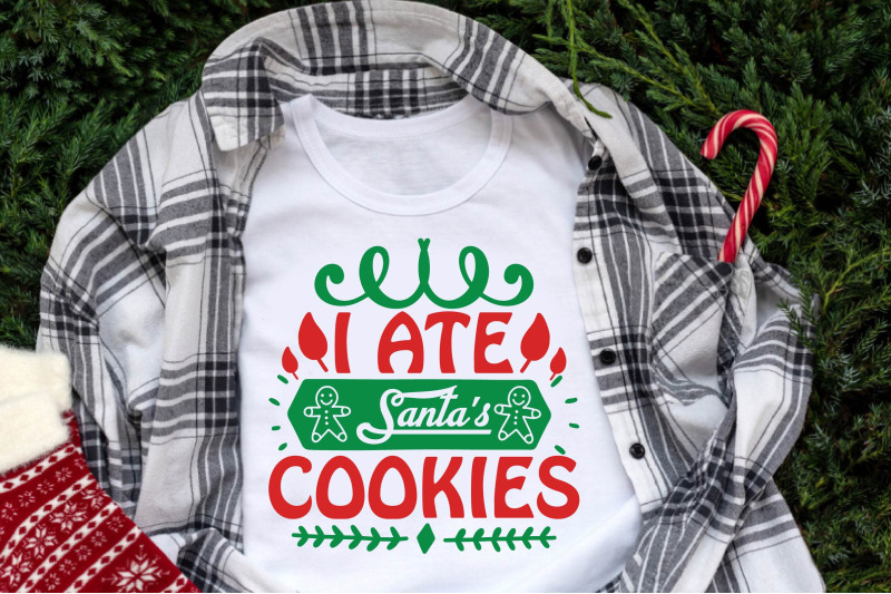 I ate Santas cookies By pacific store | TheHungryJPEG