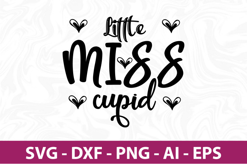 Little miss cupid SVG By orpitabd | TheHungryJPEG