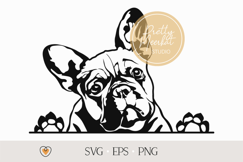 French bulldog svg, Frenchie svg, Dog svg, svg files for cricut, png By ...