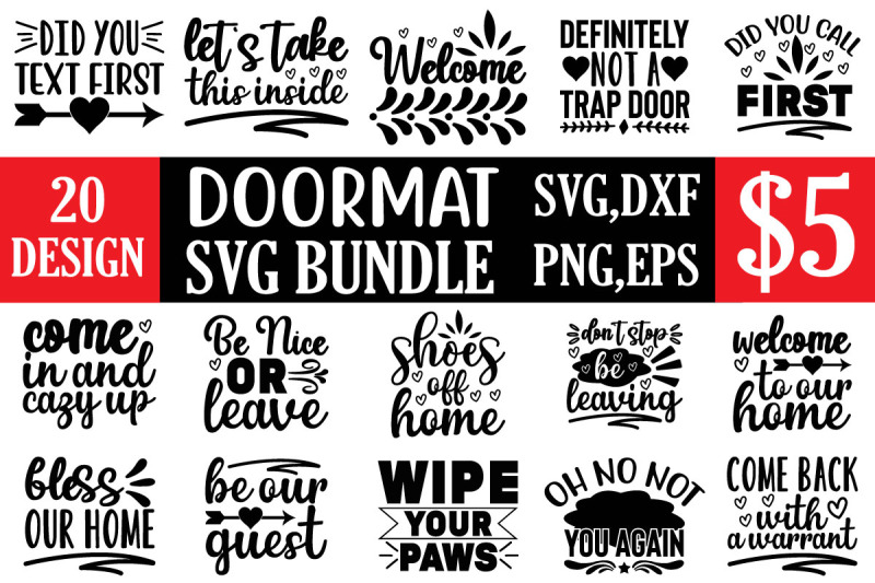 Doormat svg bundle By design svg | TheHungryJPEG