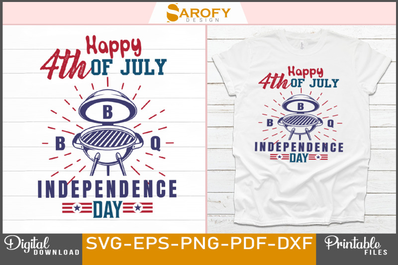 Party Design for 4th of July-USA Flag By Sarofydesign | TheHungryJPEG