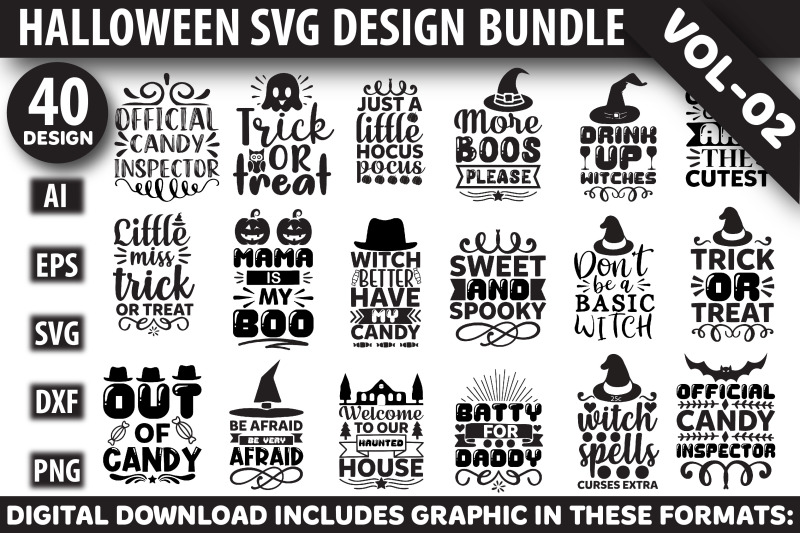 Halloween SVG Bundle By pacific store | TheHungryJPEG