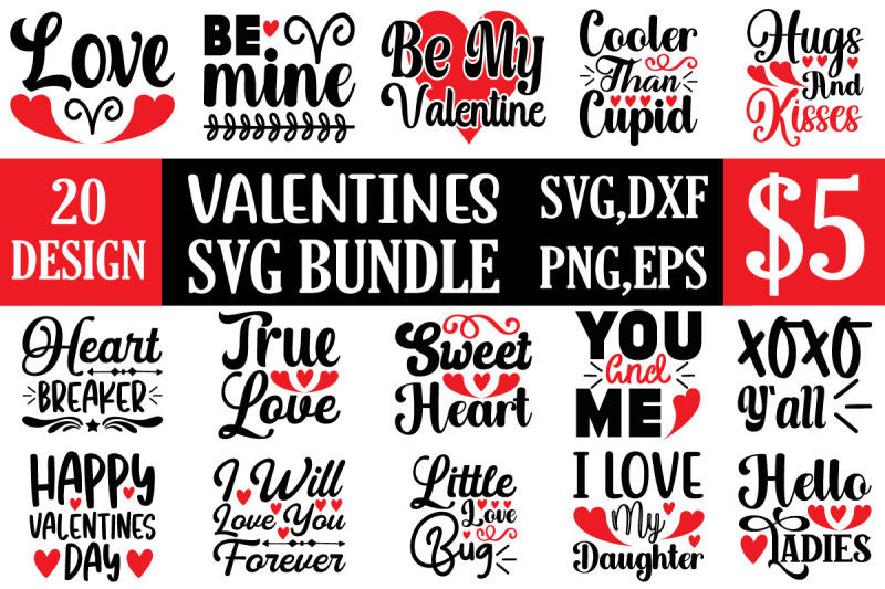 Valentines svg bundle By design svg | TheHungryJPEG