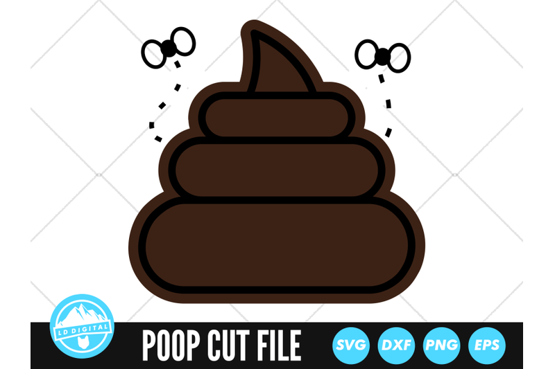 Poop SVG | Poo Emoji Cut File | Poop Clip Art By LD Digital | TheHungryJPEG