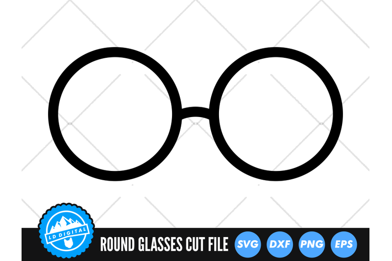 round glasses silhouette