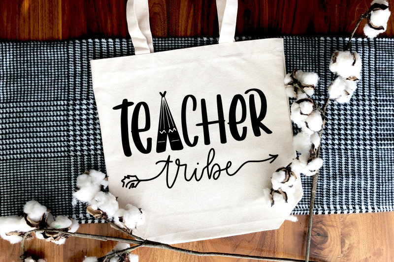 Teacher Tribe SVG Teacher Gift Quote By dapiyupi | TheHungryJPEG