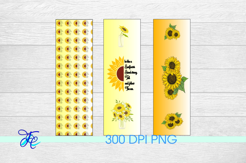 Sunflower Pen Wraps By Family Creations | TheHungryJPEG