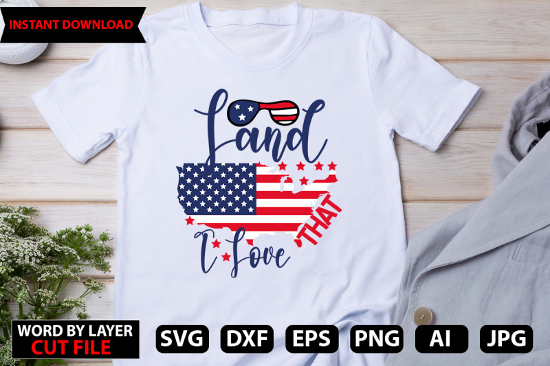 land that i love Svg Cut File By ismetarabd | TheHungryJPEG