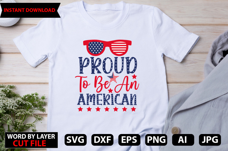 proud to be an american Svg Cut File By ismetarabd | TheHungryJPEG