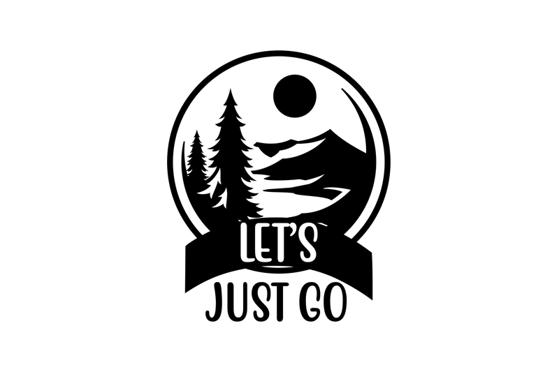 let's just go By Creative Design | TheHungryJPEG