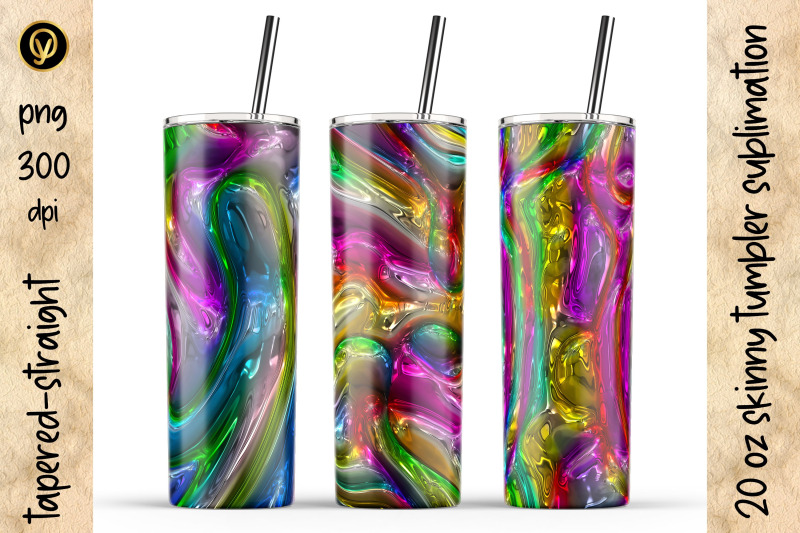 20 Oz Skinny Tumbler Sublimation. By oyonni design | TheHungryJPEG