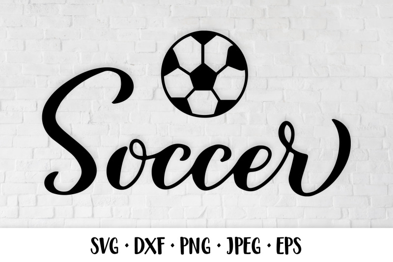 Soccer ball. Sports typography design. Activity game SVG By LaBelezoka ...