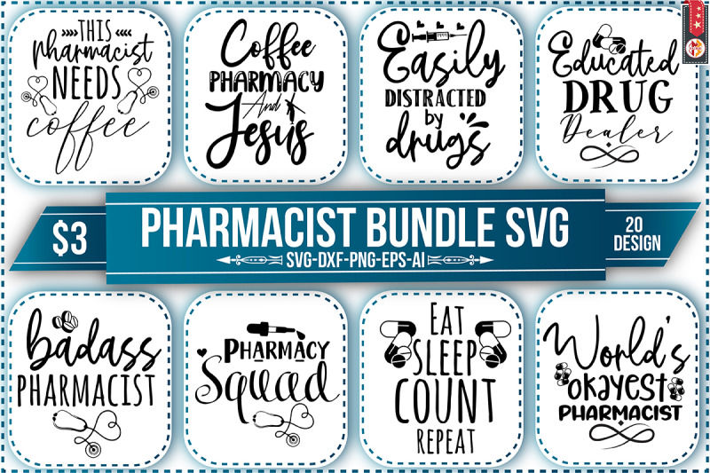 Pharmacist Bundle SVG By Najirbd | TheHungryJPEG