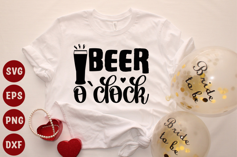 Beer O`clock By Design Svg 