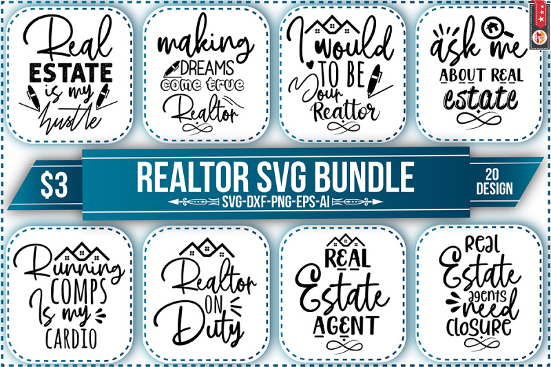 Realtor SVG Bundle By Najirbd | TheHungryJPEG