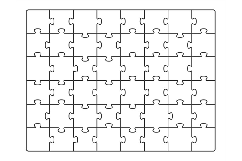 puzzle pieces outline template