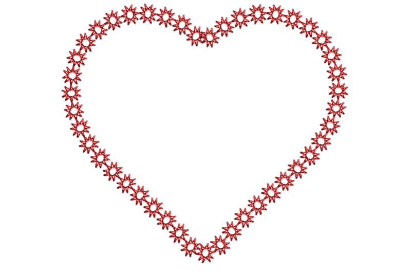 100+ Heart Embroidery Design PSD