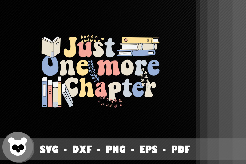 Reading For Book Just One More Chapter By JobeAub | TheHungryJPEG