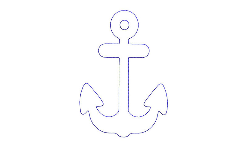 Anchor Outline By SweetDesign