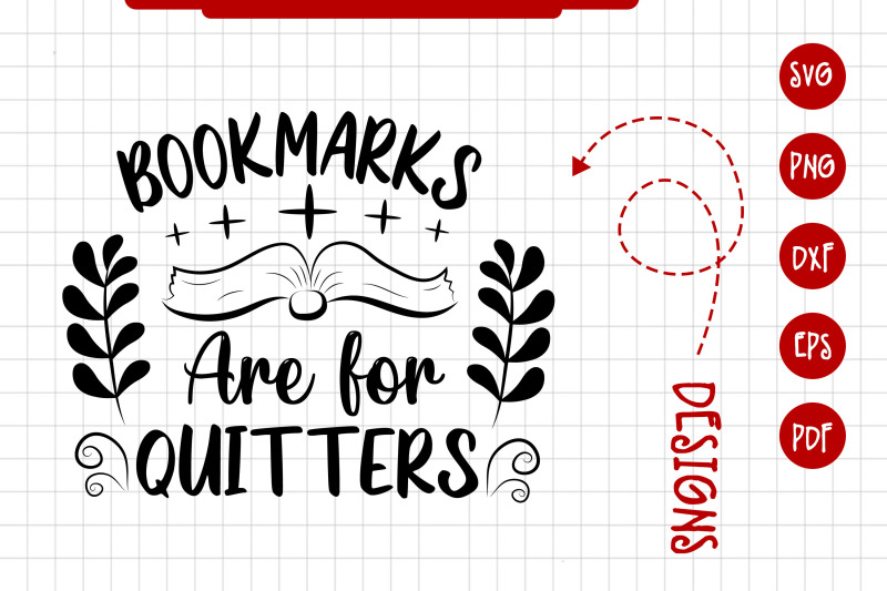 Design Bookmarks Are For Quitters By JobeAub | TheHungryJPEG