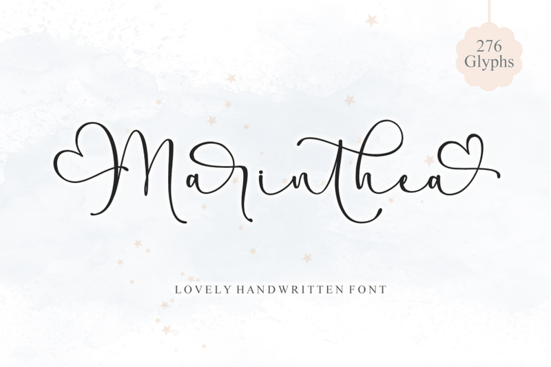 Marinthea By Letterafa Studio | TheHungryJPEG