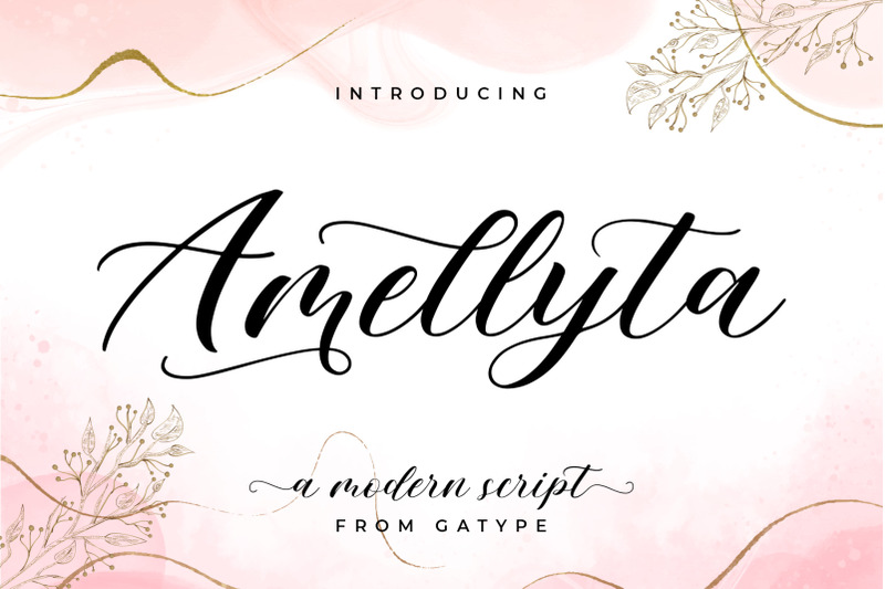 Amellyta By Gatype | TheHungryJPEG