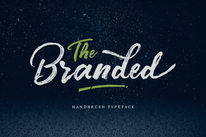 Branded Handbrush Font By Unicode Studio | TheHungryJPEG