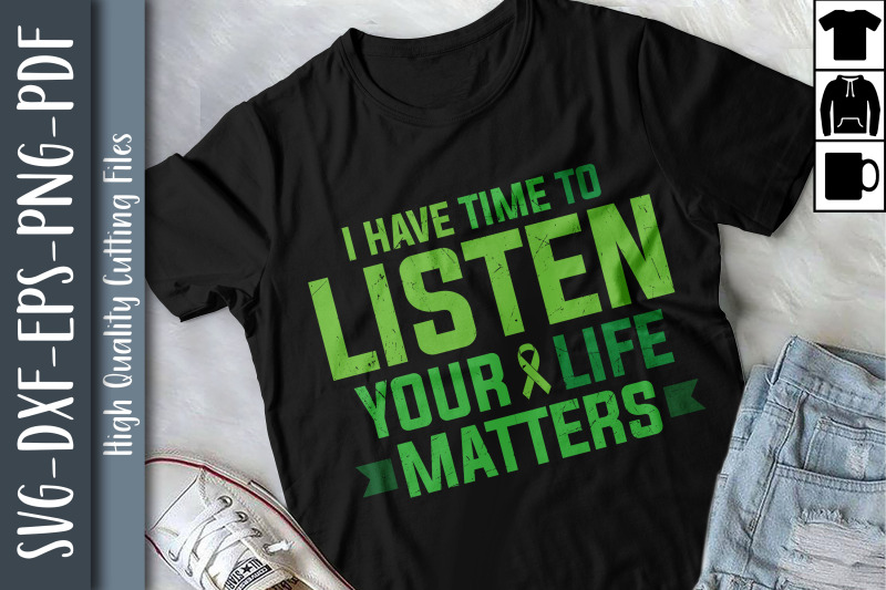 I Have Time To Listen Your Life Matters By Unlimab | TheHungryJPEG