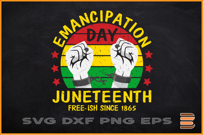 Juneteenth Emancipation Day Vintage By ChippoaDesign | TheHungryJPEG