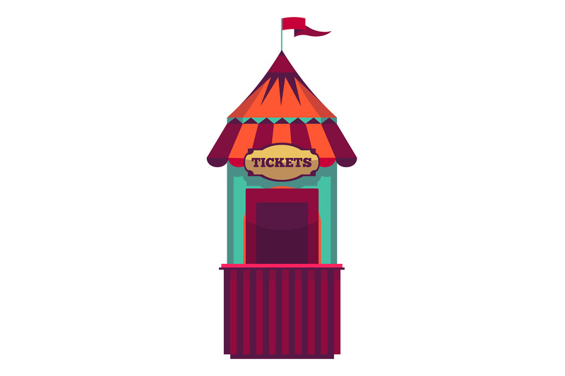 carnival ticket booth template