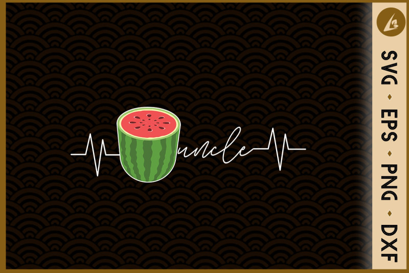 Uncle watermelon heartbeat By Pecgine | TheHungryJPEG