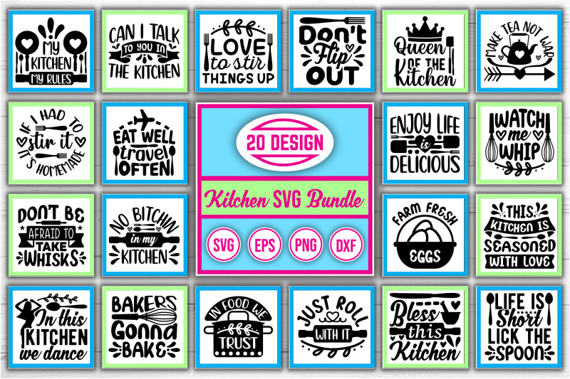 Kitchen SVG Bundle By dream_on_design | TheHungryJPEG