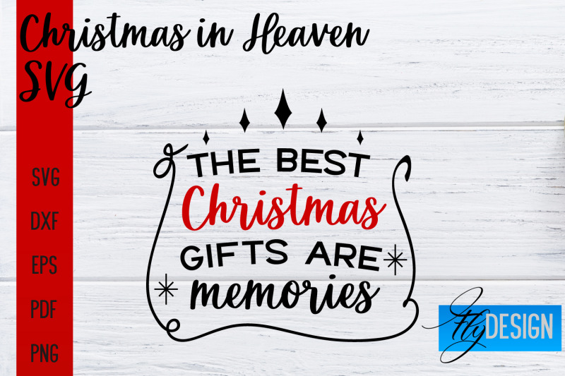 Christmas In Heaven Svg 