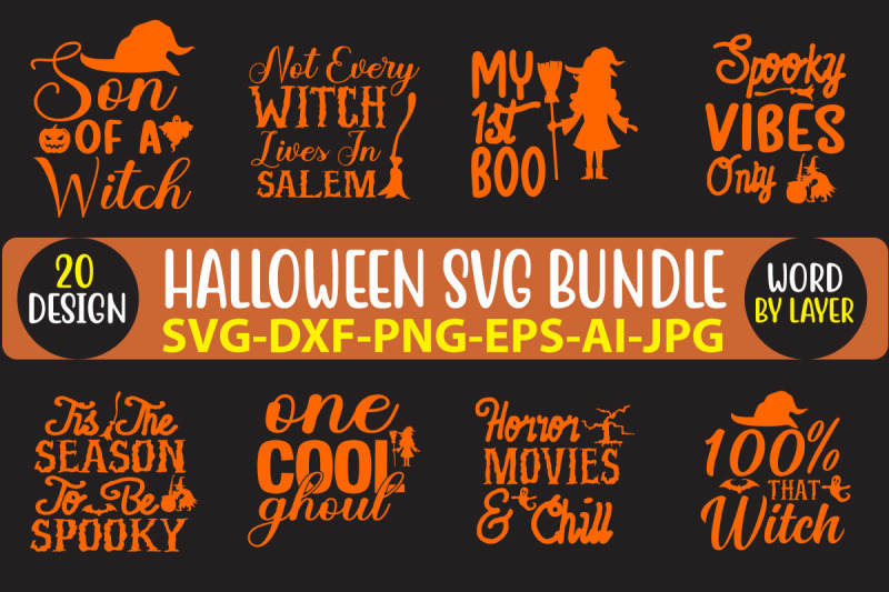 HALLOWEEN SVG BUNDLE CUT FILE By DesignAdda | TheHungryJPEG