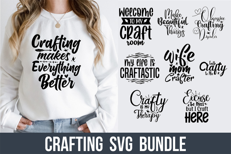 Crafting SVG Bundle By orpitabd | TheHungryJPEG