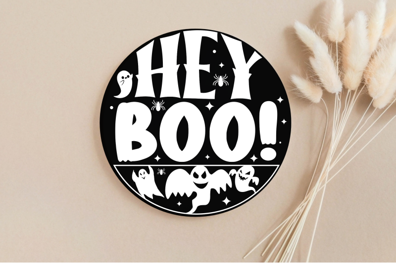 Hey Boo, Hey Boo SVG By DESIGNS DARK | TheHungryJPEG